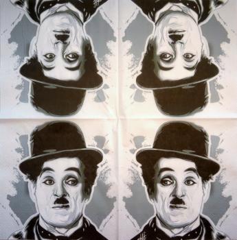 032 Celebrities - 3-ply - Charlie Chaplin - ti-flair - Bistro